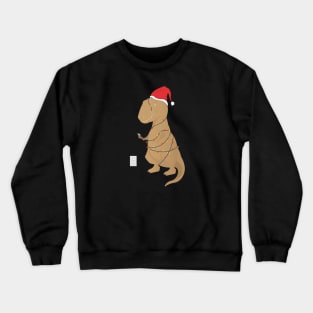 Funny Christmas Trex Tree Rex Crewneck Sweatshirt